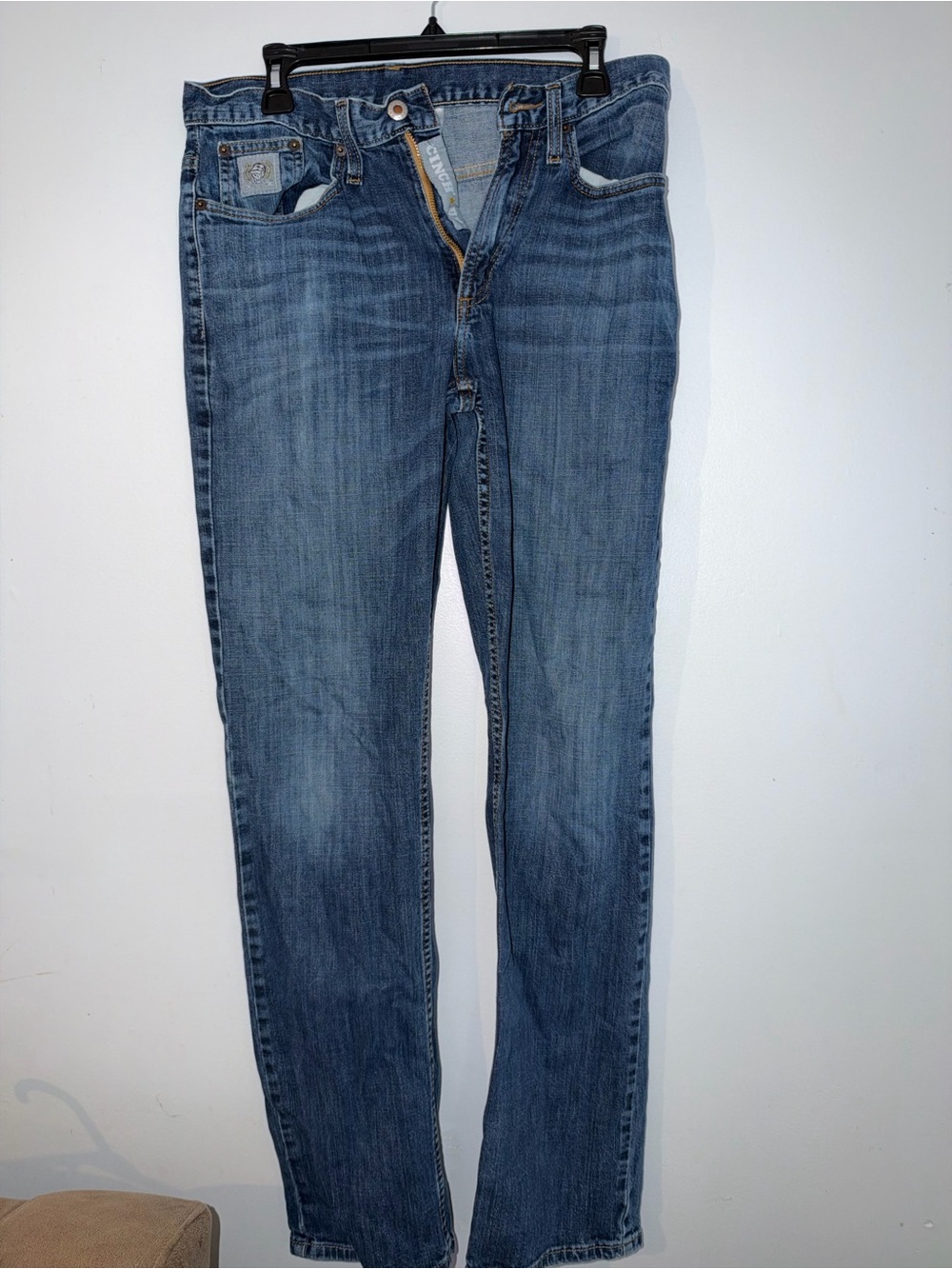 Cinch Straight Leg Jeans in Medium Blue Wash